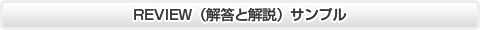 REVIEW（解答と解説）サンプル